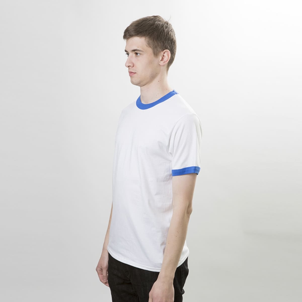 5.3オンス アダルトリンガーＴシャツ | ビッグサイズ | 1枚 | 76600 | ホワイト/レッド