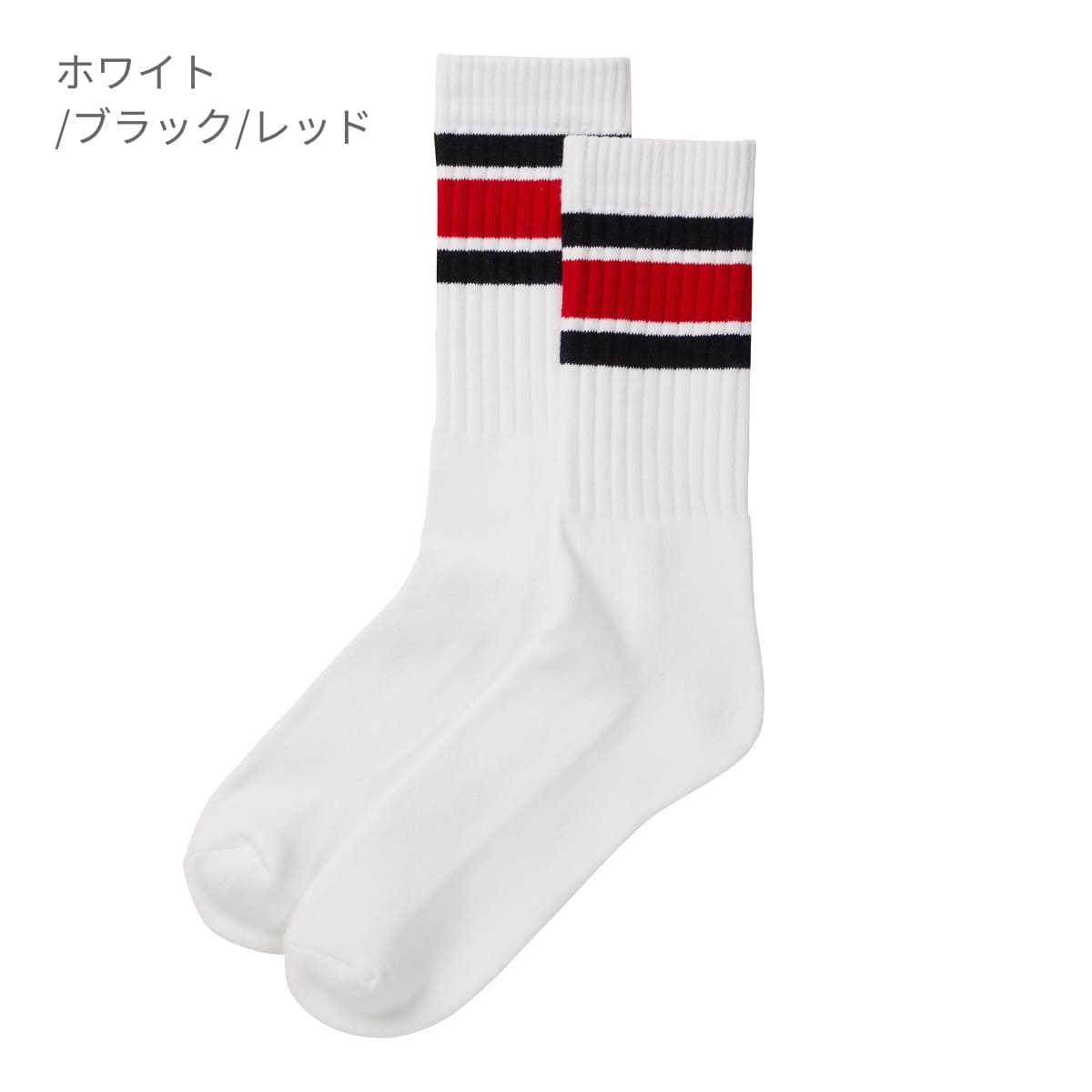 クルーソックス | ノベルティ(小物) | 1枚 | 9240-01 | ホワイト/ネイビー