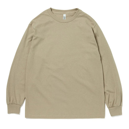 6.0oz ユニセックス ロングスリーブ Tシャツ | ビッグサイズ | 1枚 | 1304 | サンド