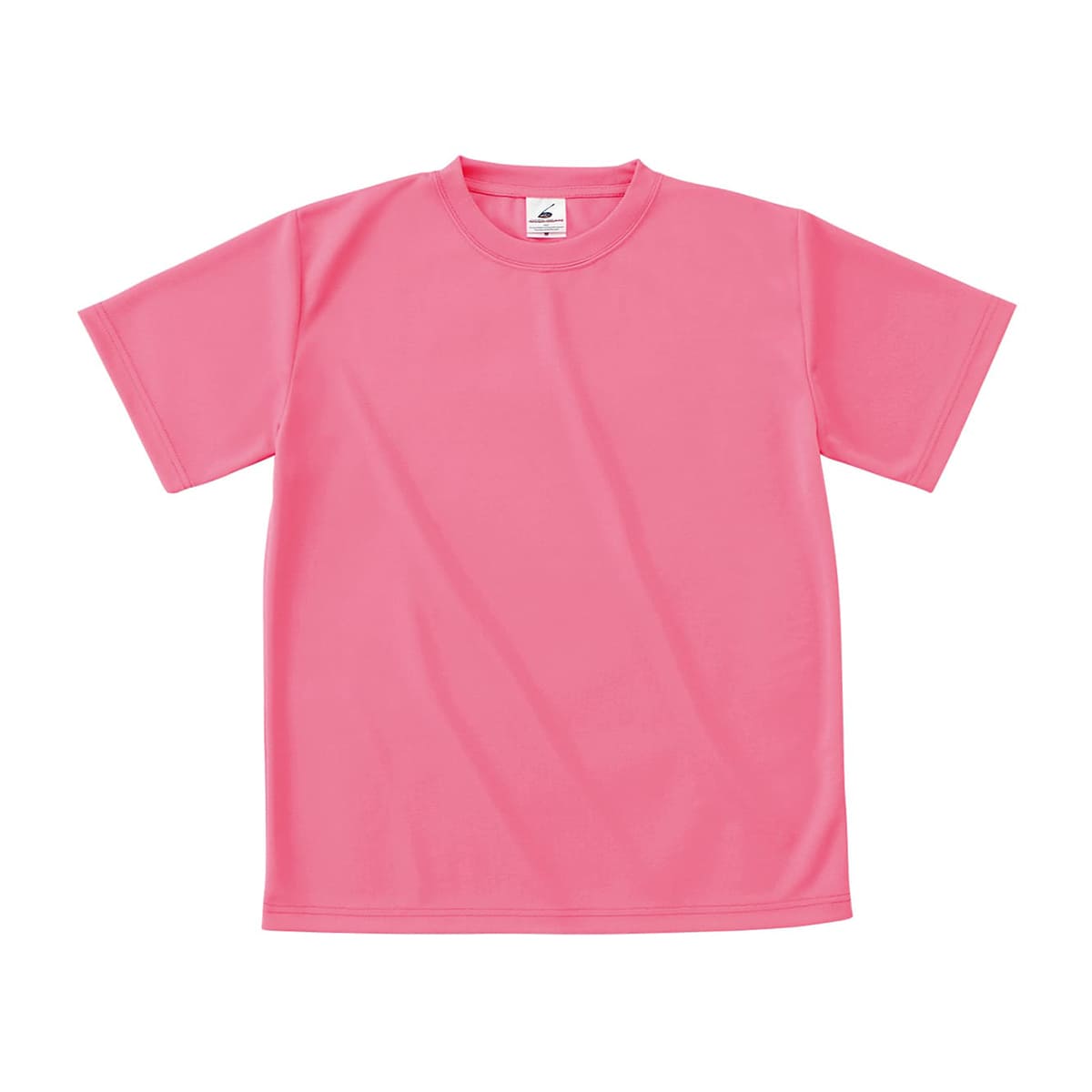 ファイバーTシャツ | メンズ | 1枚 | POT-104 | 蛍光ピンク
