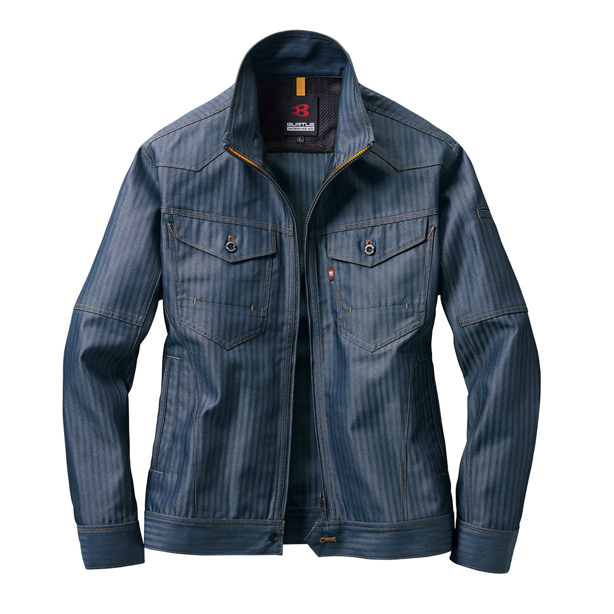 ジャケット（ユニセックス）［1501シリーズ］ | ユニフォーム | 1枚 | 1501 | インディゴ（ヘリンボーン）