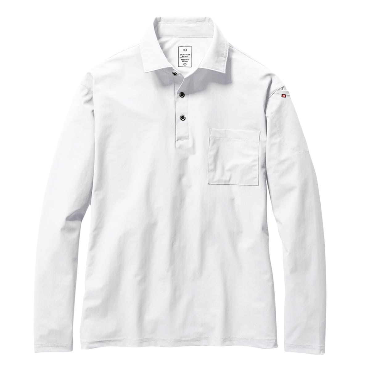 長袖ポロシャツ（ユニセックス） | ユニフォーム | 1枚 | 235 | ホワイト