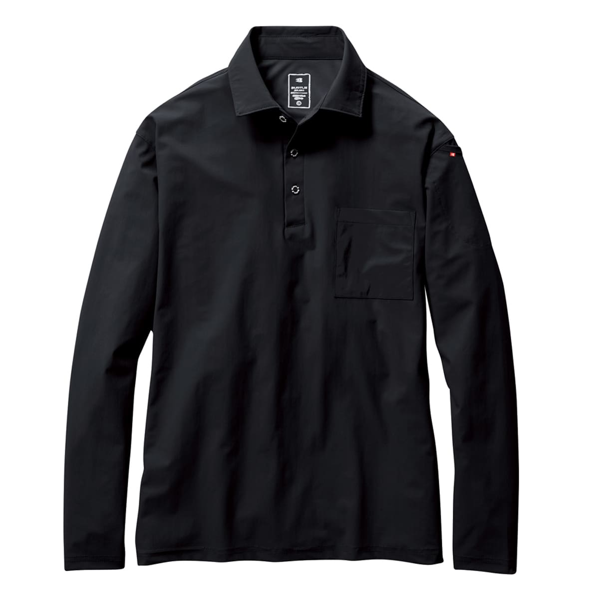 長袖ポロシャツ（ユニセックス） | ユニフォーム | 1枚 | 235 | ブラック