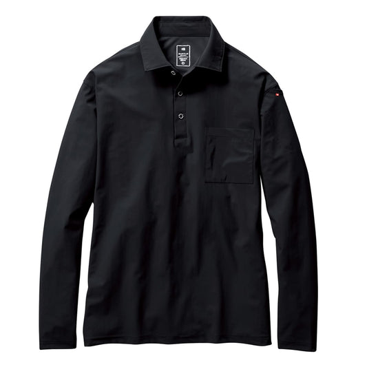 長袖ポロシャツ（ユニセックス） | ユニフォーム | 1枚 | 235 | ブラック