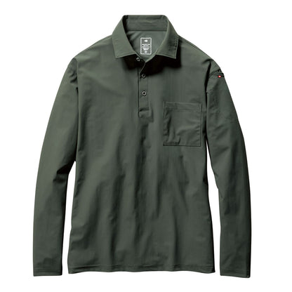 長袖ポロシャツ（ユニセックス） | ユニフォーム | 1枚 | 235 | ミルスグレー