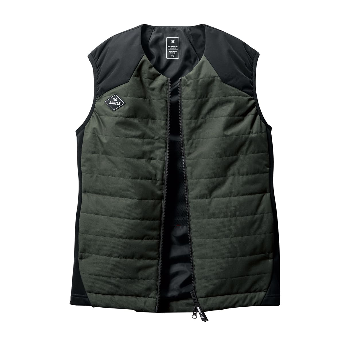 ヒーターベスト（ユニセックス）［3220シリーズ］ | ユニフォーム | 1枚 | 3214 | ミルスグリーン