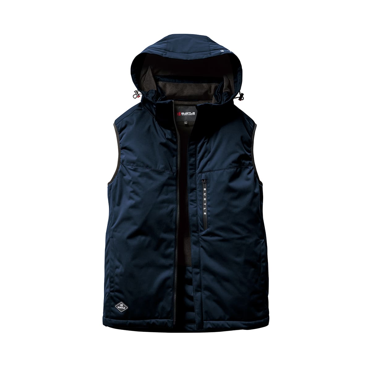 ストレッチフーディ防寒ベスト（ユニセックス）［3260シリーズ］ | ユニフォーム | 1枚 | 3264 | ネイビー