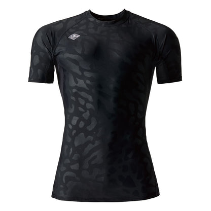 半袖アイスフィテッド（ユニセックス）［4097シリーズ］ | ユニフォーム | 1枚 | 4105 | スプリットブラック