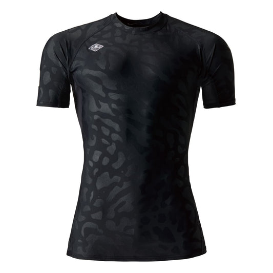 半袖アイスフィテッド（ユニセックス）［4097シリーズ］ | ユニフォーム | 1枚 | 4105 | スプリットブラック