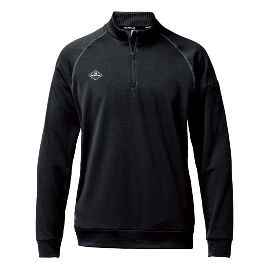 ハーフジップシャツ（ユニセックス） | ユニフォーム | 1枚 | 4113 | ブラック