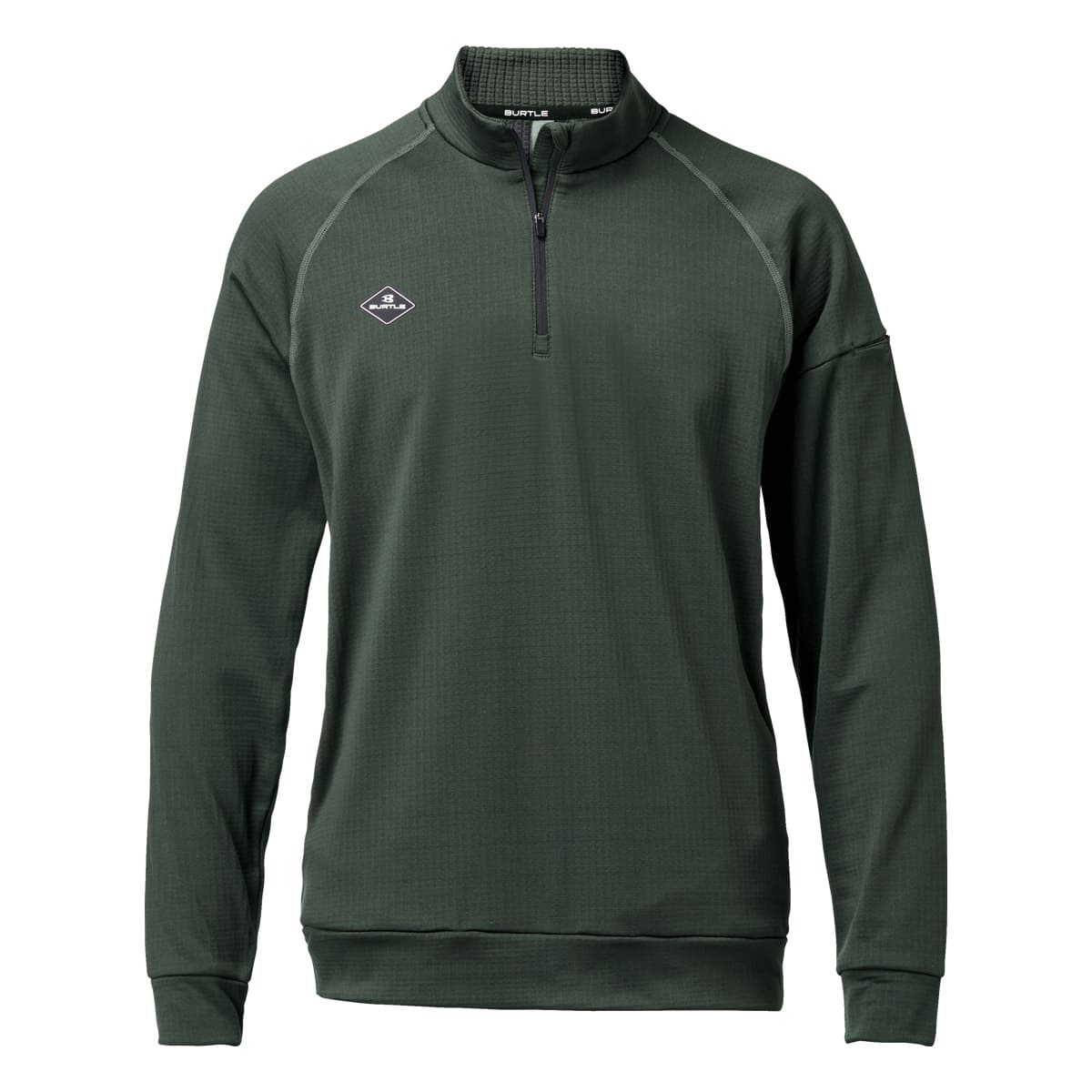 ハーフジップシャツ（ユニセックス） | ユニフォーム | 1枚 | 4113 | ストームグリーン