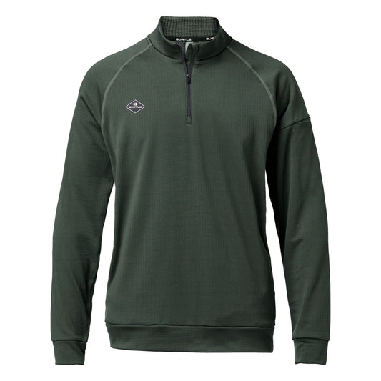 ハーフジップシャツ（ユニセックス） | ユニフォーム | 1枚 | 4113 | ストームグリーン