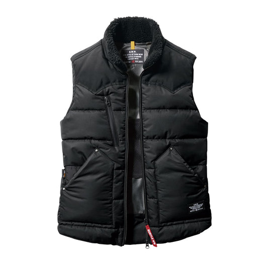 防寒ベスト（ユニセックス）［5020シリーズ］ | ユニフォーム | 1枚 | 5024 | ブラック