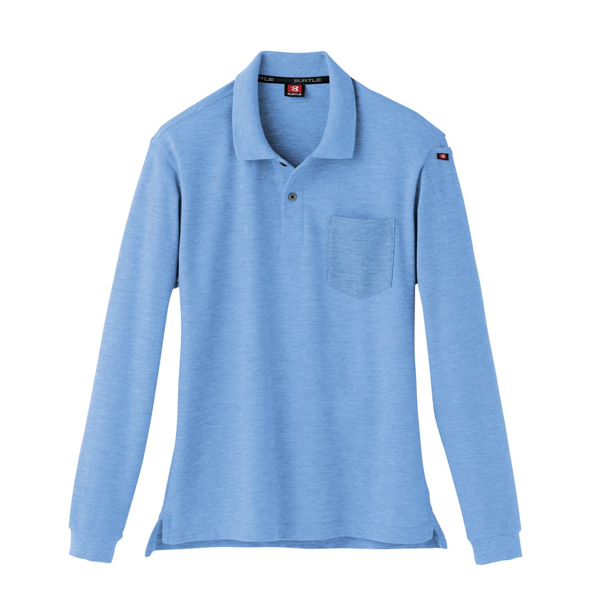 長袖ポロシャツ（ユニセックス） | ユニフォーム | 1枚 | 505 | サーフブルー