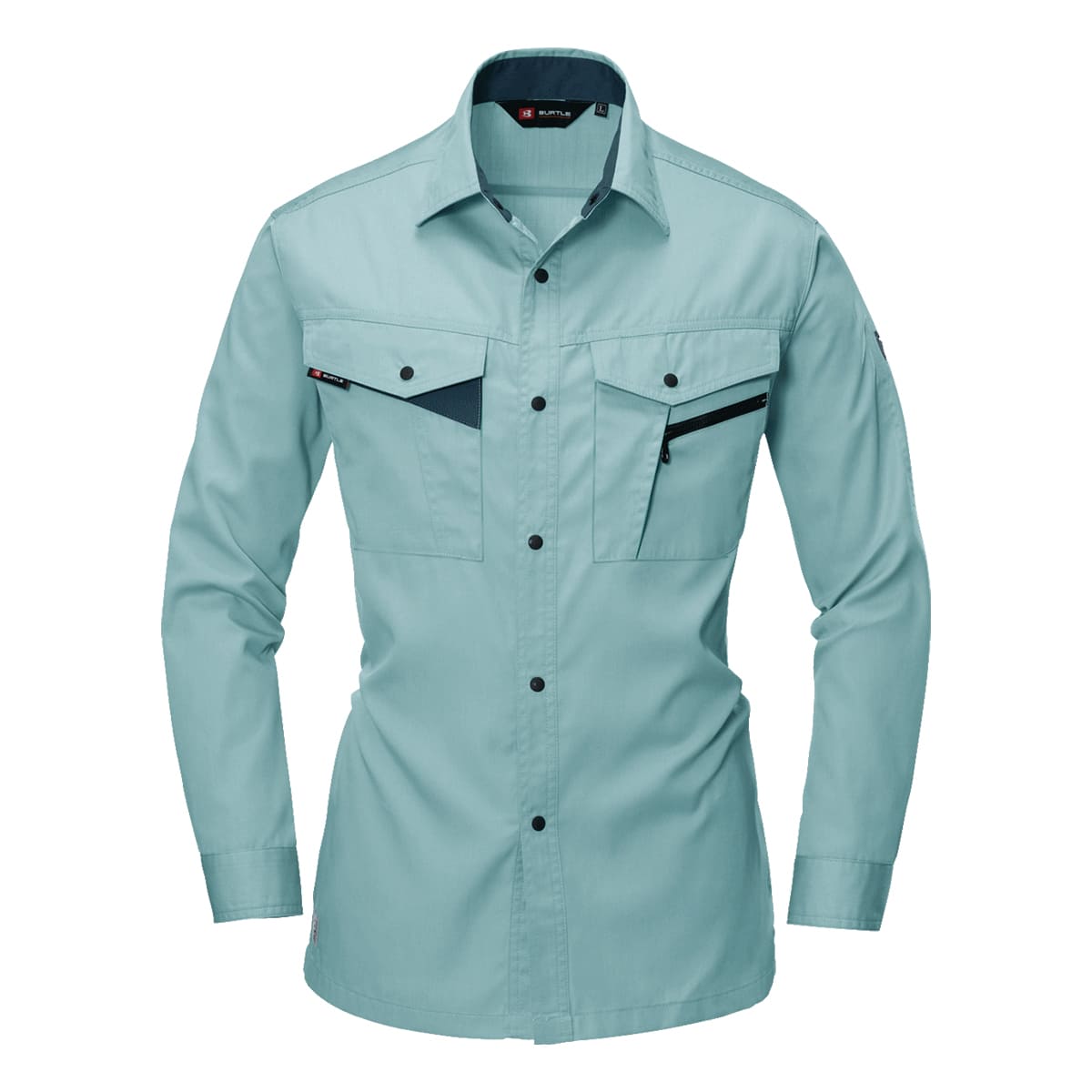 長袖シャツ［6021シリーズ］ | ユニフォーム | 1枚 | 6023 | アースグリーン