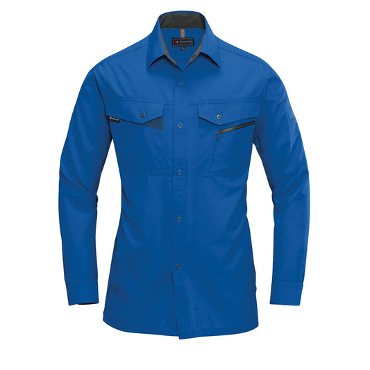 長袖シャツ［7061シリーズ］ | ユニフォーム | 1枚 | 7063 | ロイヤルブルー