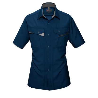 半袖シャツ［7061シリーズ］ | ユニフォーム | 1枚 | 7065 | ネイビー