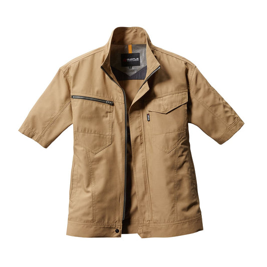 半袖ジャケット(ユニセックス)［7091シリーズ］ | ユニフォーム | 1枚 | 7092 | キャメル