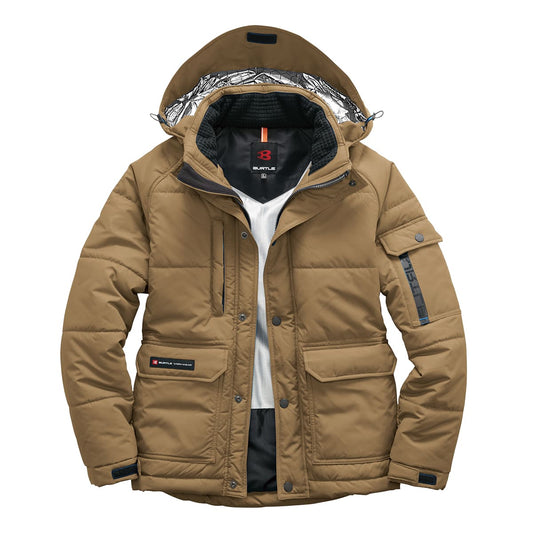 防寒ジャケット（大型フード付き）（ユニセックス）［7510シリーズ］ | 作業着 | 1枚 | 7510 | カーキ