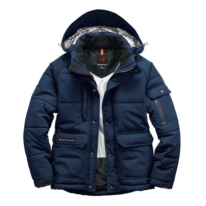 防寒ジャケット（大型フード付き）（ユニセックス）［7510シリーズ］ | 作業着 | 1枚 | 7510 | ネイビー