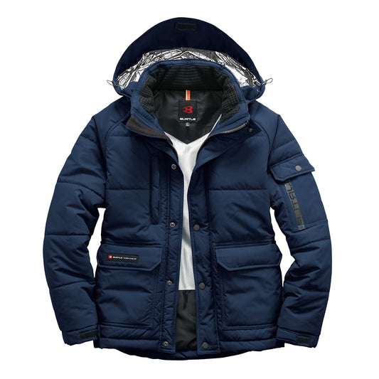 防寒ジャケット（大型フード付き）（ユニセックス）［7510シリーズ］ | 作業着 | 1枚 | 7510 | ネイビー