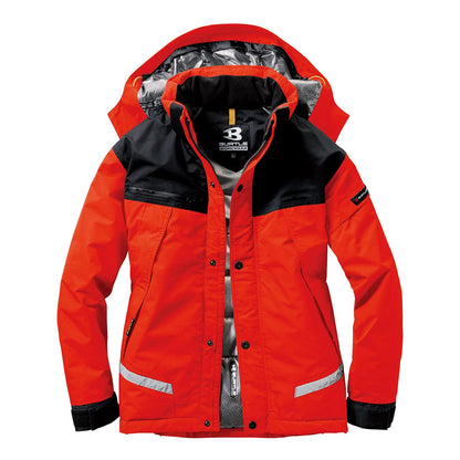 防水防寒ジャケット（大型フード付き）（ユニセックス）［7610シリーズ］ | 作業着 | 1枚 | 7610 | カーディナル