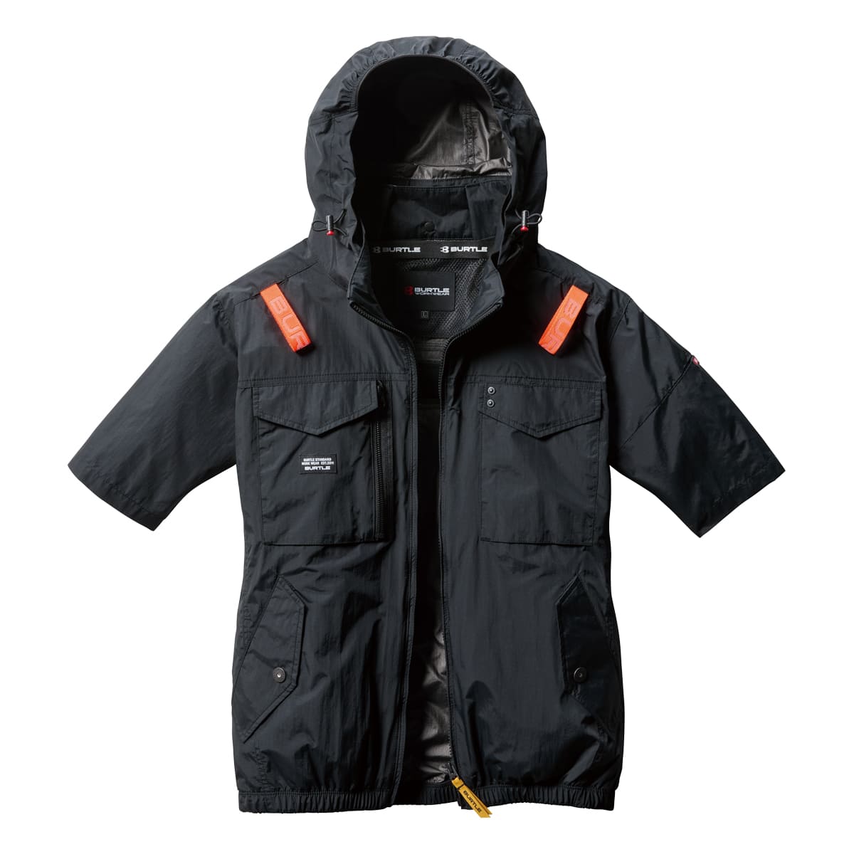 ACタクティカル半袖ブルゾン（ユニセックス） | ユニフォーム | 1枚 | AC1156 | ブラック