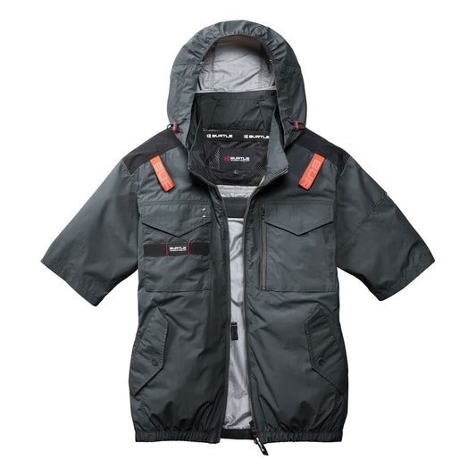 ACタクティカル半袖ブルゾン（ユニセックス） | ユニフォーム | 1枚 | AC1156 | ストームグレー