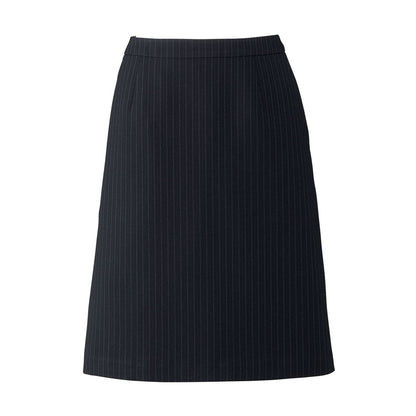 Aラインスカート［Herringbone PinStripe］ | 事務服 | 1枚 | AS2284 | ネイビー×グレイ