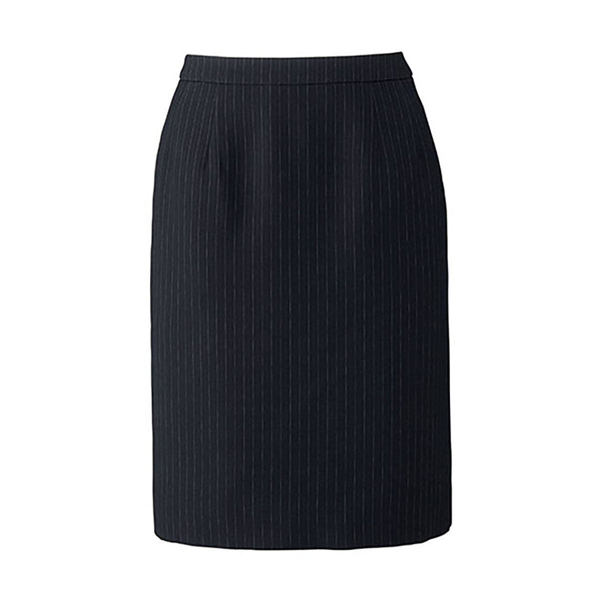 タイトスカート［Herringbone PinStripe］ | 事務服 | 1枚 | AS2285 | ネイビー×グレイ