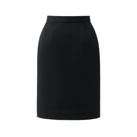 タイトスカート［VALUE STRIPE］ | 事務服 | 1枚 | AS2318 | ブラック×ベージュ