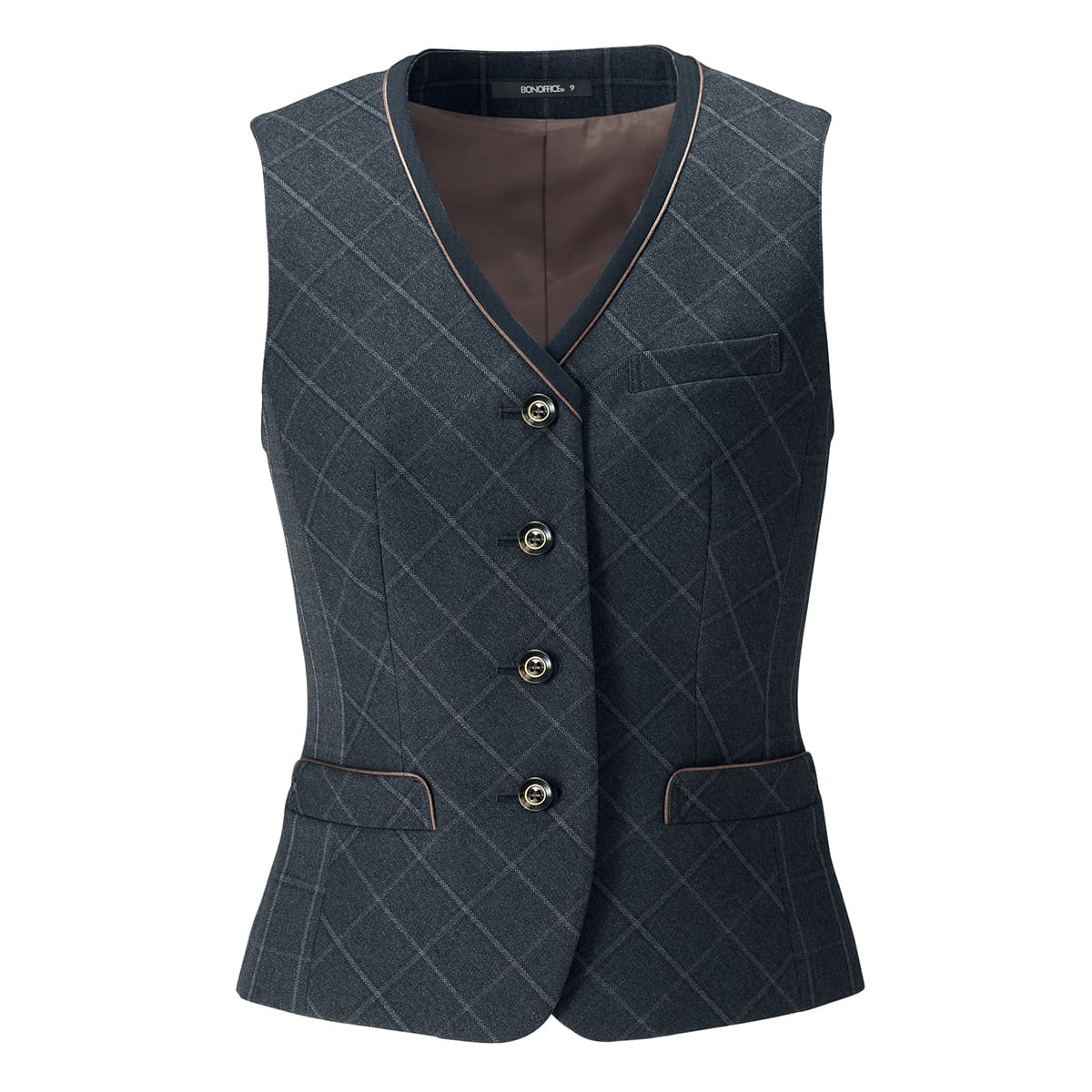 ベスト［Trad Pattern］ | 事務服 | 1枚 | AV1265 | グレイ
