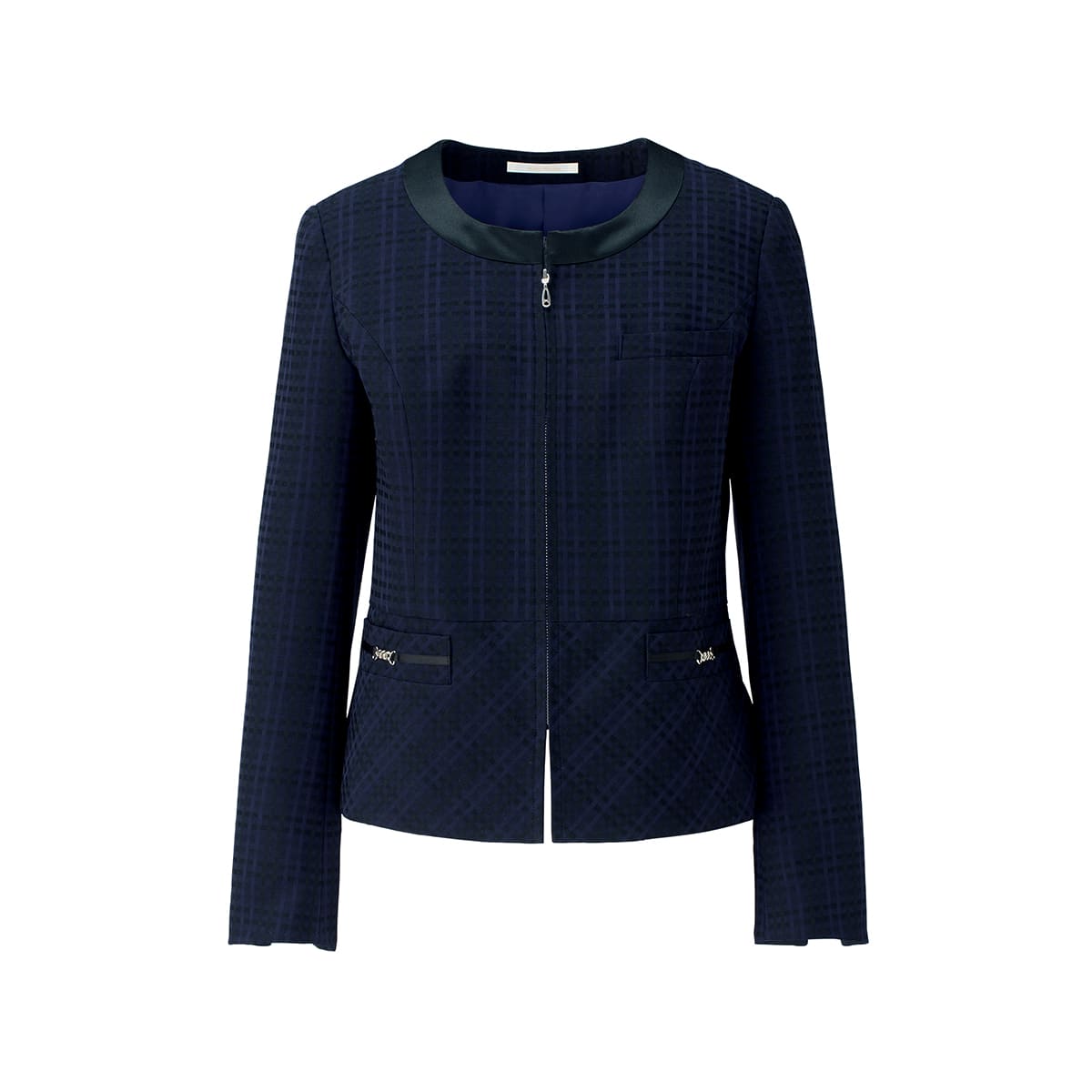 ジャケット［Nuance Dobby］ | 事務服 | 1枚 | BCJ0115 | ネイビー