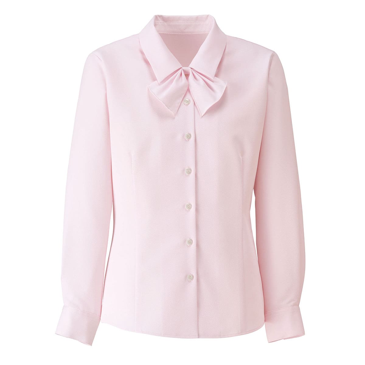 長袖ブラウス | 事務服 | 1枚 | RB4166 | ピンク