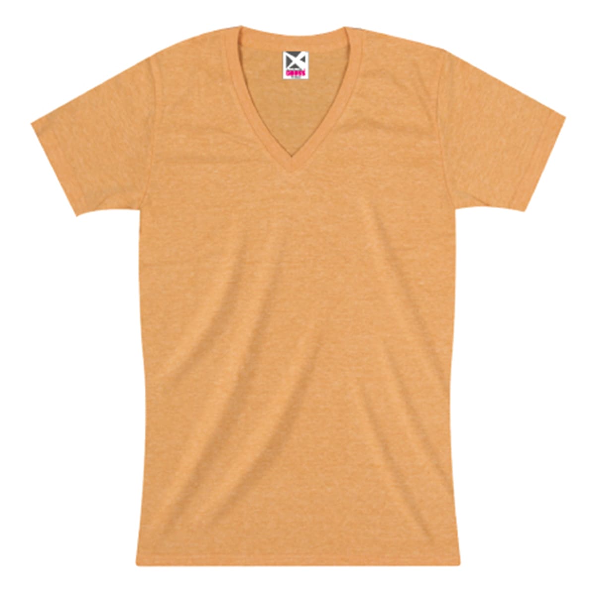 トライブレンドVネックTシャツ | メンズ | 1枚 | CR1106 | ミックスオレンジ