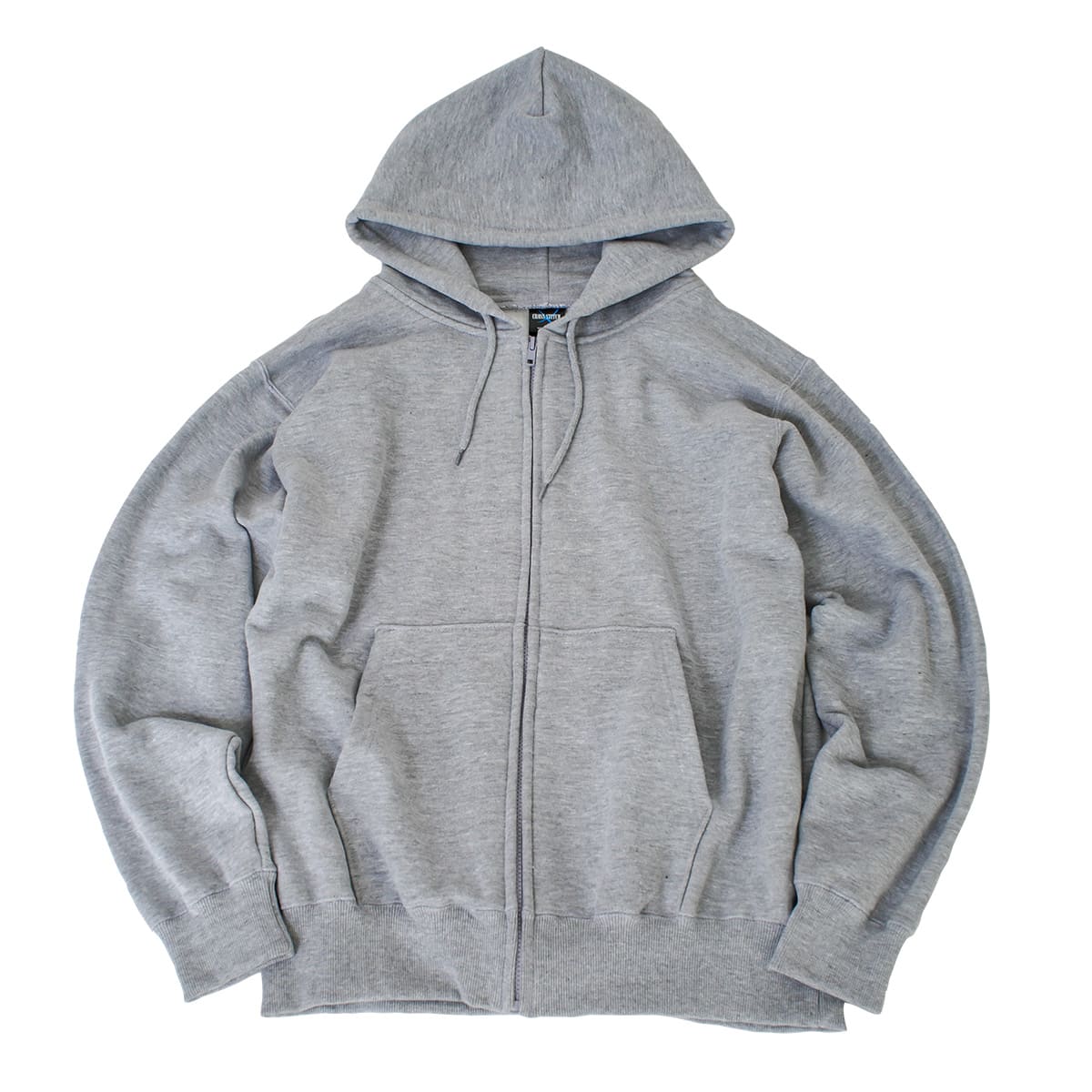 レギュラージップパーカー | ビッグサイズ | 1枚 | CS2251 | ヘザーグレー