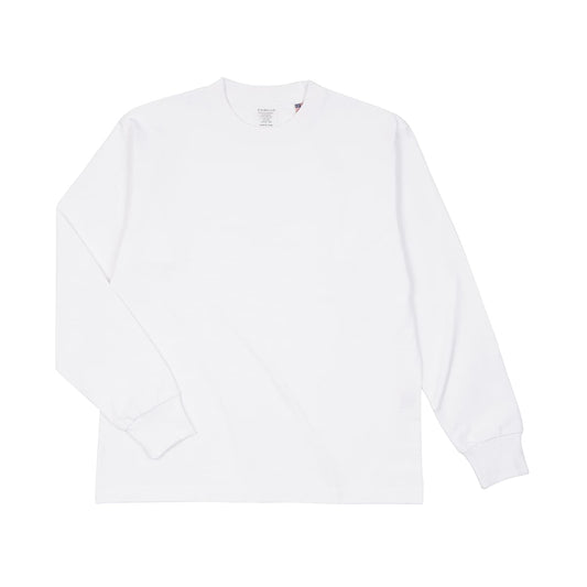 USAコットン ロングスリーブTシャツ | ビッグサイズ | 1枚 | UCL-951 | ホワイト