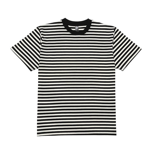 5.3オンス プレミアムコンフォートボーダーTシャツ | メンズ | 1枚 | DF1112 | ブラック×ホワイト