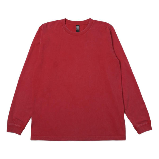 6.6オンス ロングスリーブヴィンテージTシャツ（1.6インチリブ） | メンズ | 1枚 | DF1201S | ヴィンテージレッド