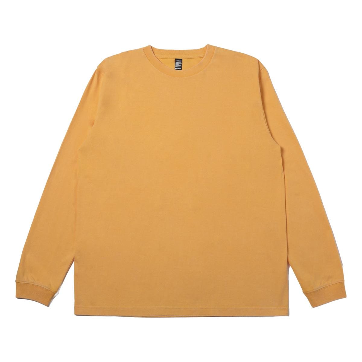 6.6オンス ロングスリーブヴィンテージTシャツ（1.6インチリブ） | ビッグサイズ | 1枚 | DF1201S | ヴィンテージゴールド