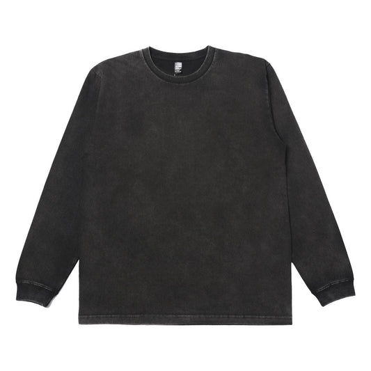 6.6オンス ロングスリーブヴィンテージTシャツ（1.6インチリブ） | ビッグサイズ | 1枚 | DF1201S | ヴィンテージハードブラック