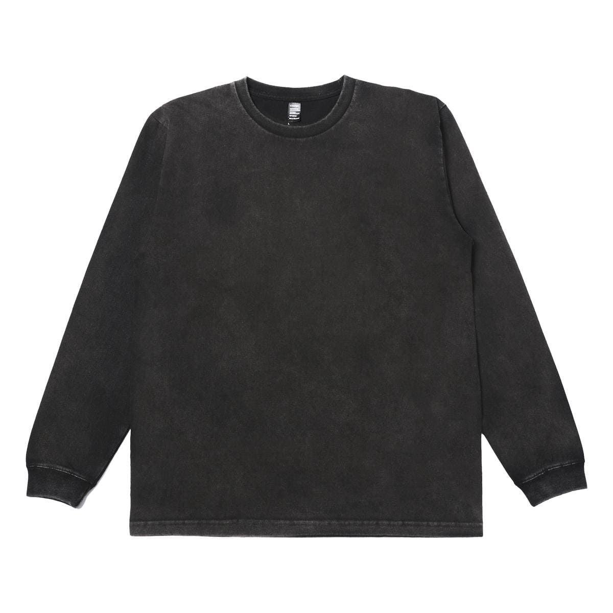 6.6オンス ロングスリーブヴィンテージTシャツ（1.6インチリブ） | メンズ | 1枚 | DF1201S | ヴィンテージハードブラック