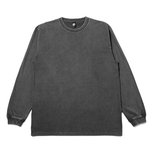 6.6オンス ロングスリーブヴィンテージTシャツ（1.6インチリブ） | ビッグサイズ | 1枚 | DF1201S | ヴィンテージグレー
