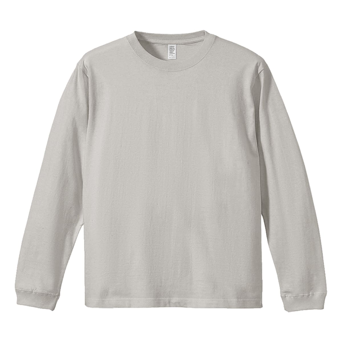 6.6オンス ロングスリーブコンフォートTシャツ(1.6インチリブ) | ビッグサイズ | 1枚 | DF1201 | ライトグレー