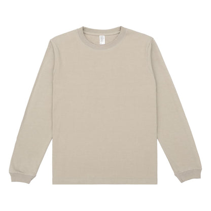 6.6オンス ロングスリーブコンフォートTシャツ(1.6インチリブ) | メンズ | 1枚 | DF1201 | サンドベージュ