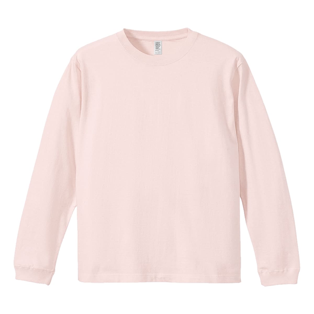 6.6オンス ロングスリーブコンフォートTシャツ(1.6インチリブ) | メンズ | 1枚 | DF1201 | ベビーピンク