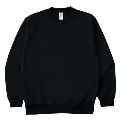 12オンス プラチナクルーネックスウェット | ビッグサイズ | 1枚 | DF1406 | ブラック