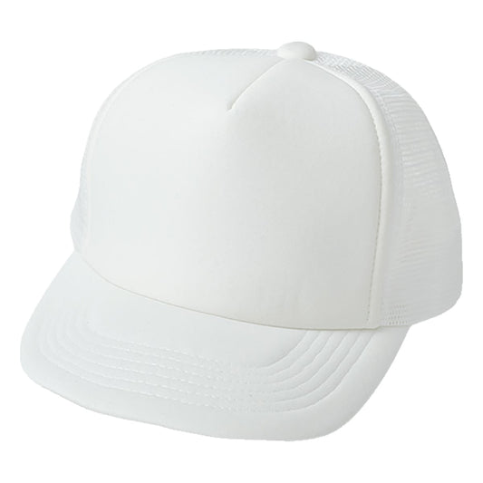 フラットバイザー メッシュキャップ | ノベルティ(小物) | 1枚 | DF2201 | ホワイト
