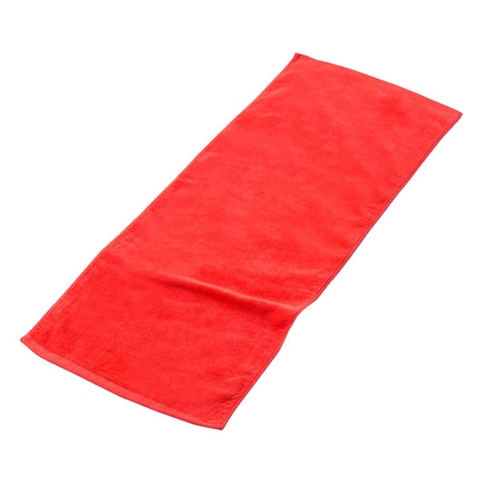 340匁 カラーフェイスタオル（今治産） | ノベルティ(小物) | 1枚 | DF3401 | レッド