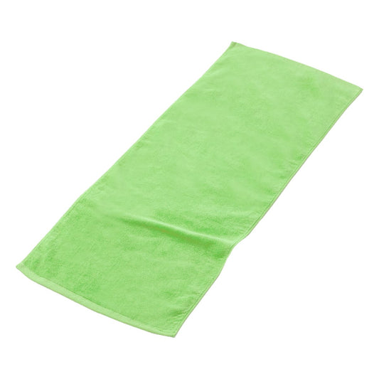 340匁 カラーフェイスタオル（今治産） | ノベルティ(小物) | 1枚 | DF3401 | ライムグリーン